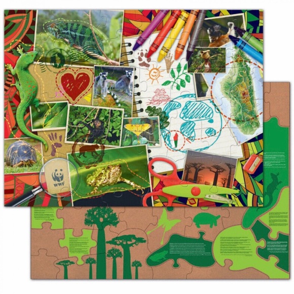 WWF Madagascar 48-pc Floor Puzzle (age 3+) - Picture 3 of 6